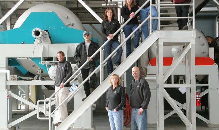 Our first team at Rack & Riddle at the Hopland, California facility.