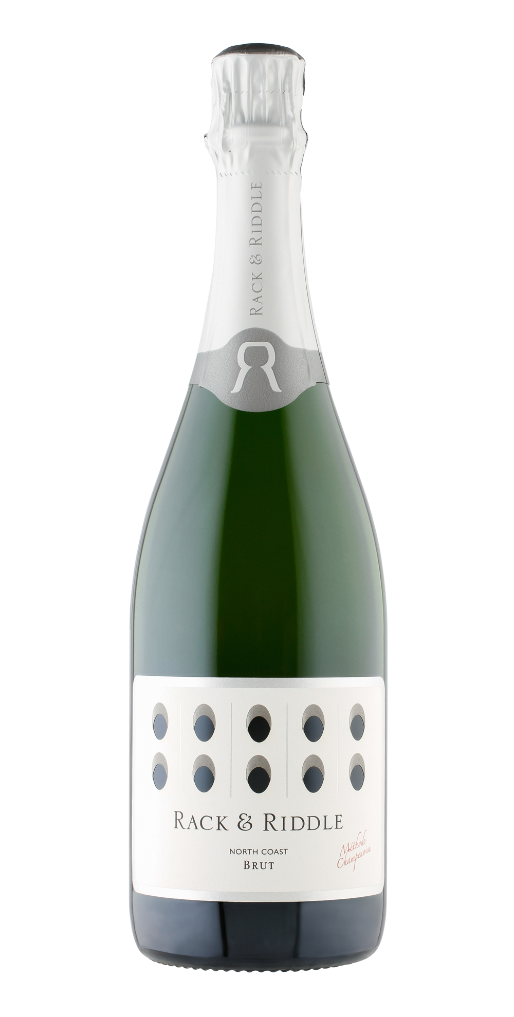 Bottle of Rack & Riddle North Coast Brut.