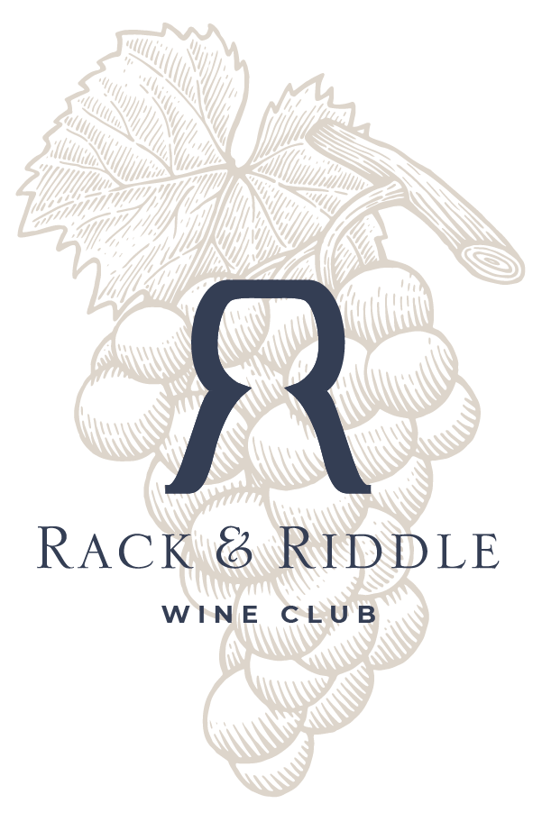 Rack and Riddle Wine Club Rack and Riddle Wine Club logo.