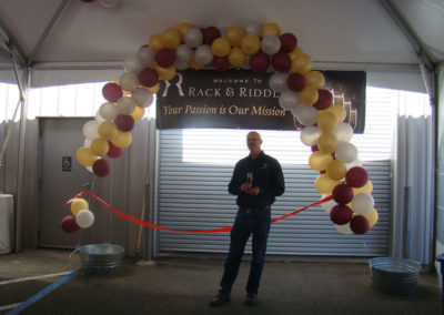 Managing Partner Bruce Lundquist giving a speech during the ribbon cutting ceremony at our 2014 Grand Opening celebration at our Healdsburg, California facility.