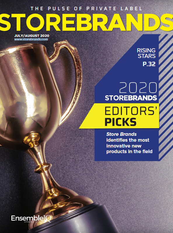 Cover of the July/August 2020 Store Brands magazine.