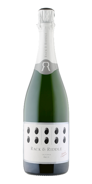 Bottle of Rack & Riddle North Coast Sparkling Rosé.